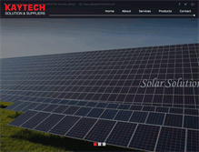 Tablet Screenshot of kaytechsolutions.com